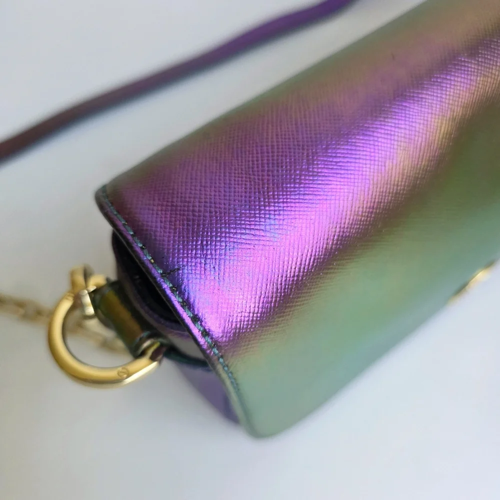 Tory Burch Hologram Iridescent Robinson Crossbody - Picture 13 of 16